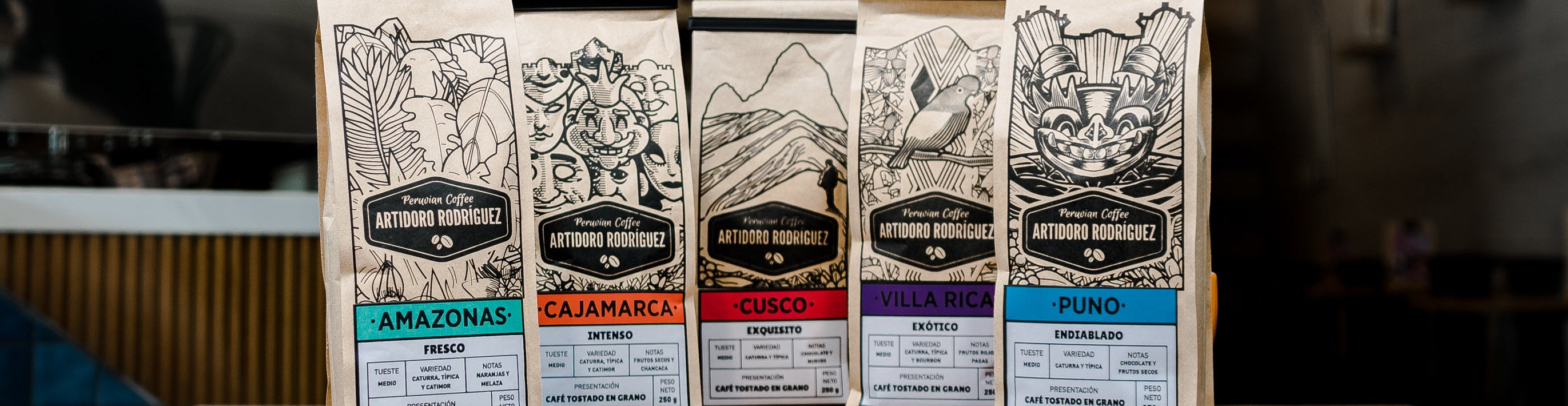 Packs de Café — Artidoro Rodríguez
